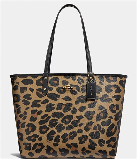 cheetah print coach purse.